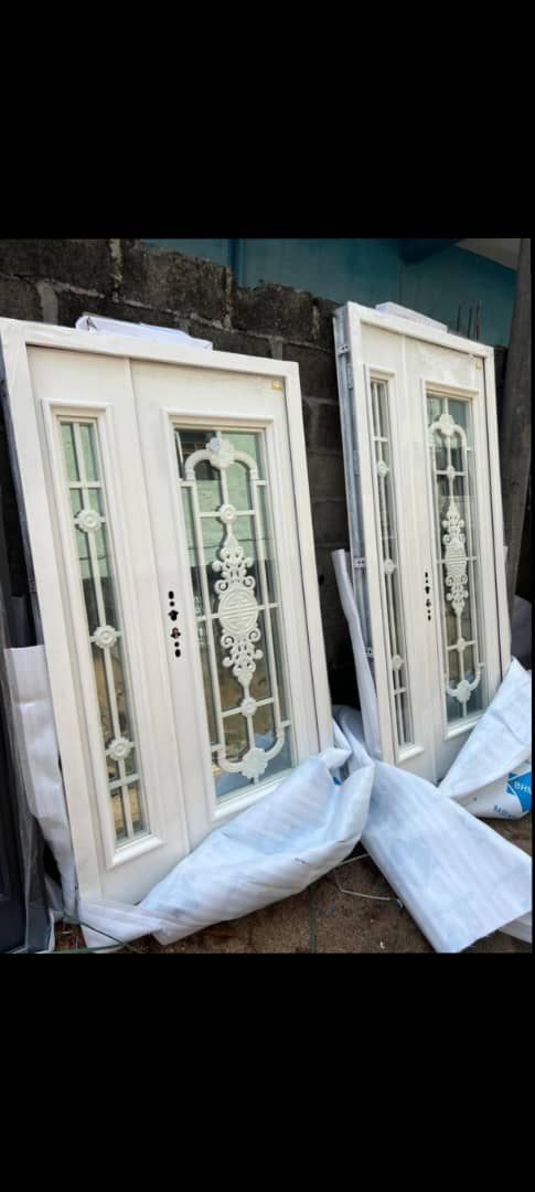 White French Colonial Glass Door Pair — Doors