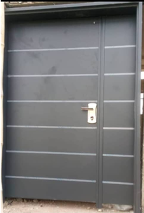 Charcoal Ribbed Executive Door — Doors