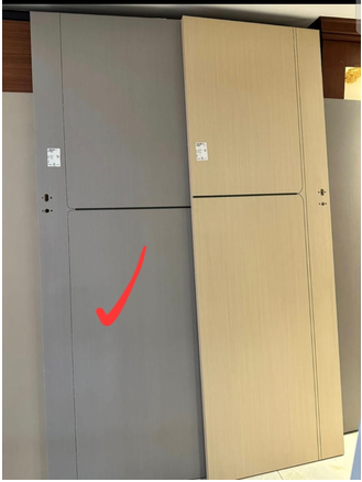 Slate Grey Bi-Panel Door — Doors